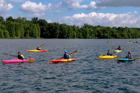 kayaking Lake Needwood