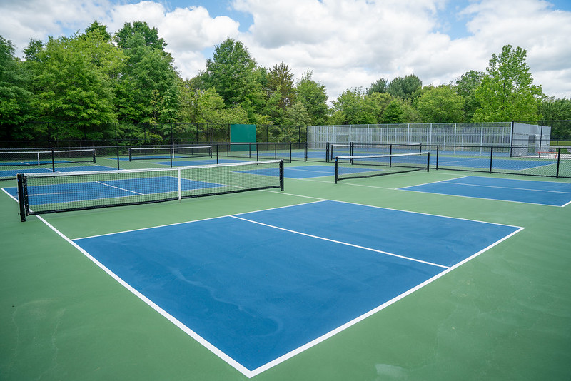 Pickleball courts at Columbia Local Park