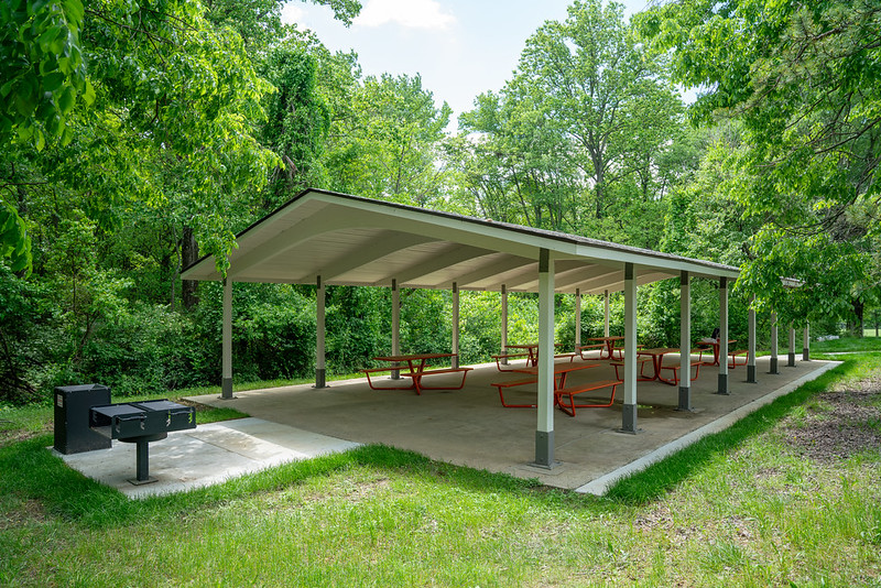 Picnic shelter at Columbia Local Park