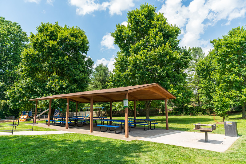 Picnic shelter at Stewartown Local Park