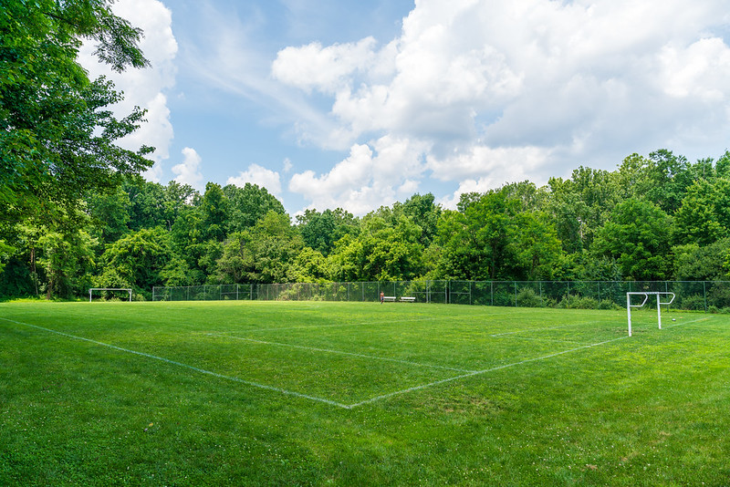 Soccer field at South Gunner’s Branch Local Park