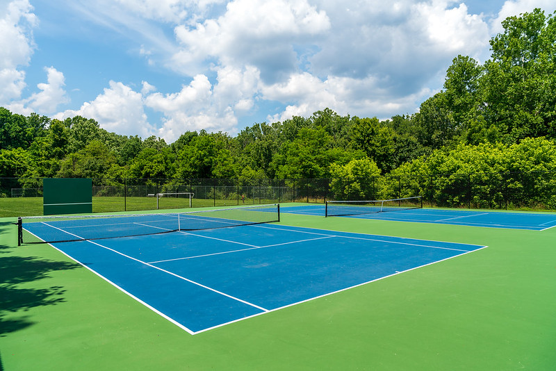 Tennis courts at South Gunner’s Branch Local Park