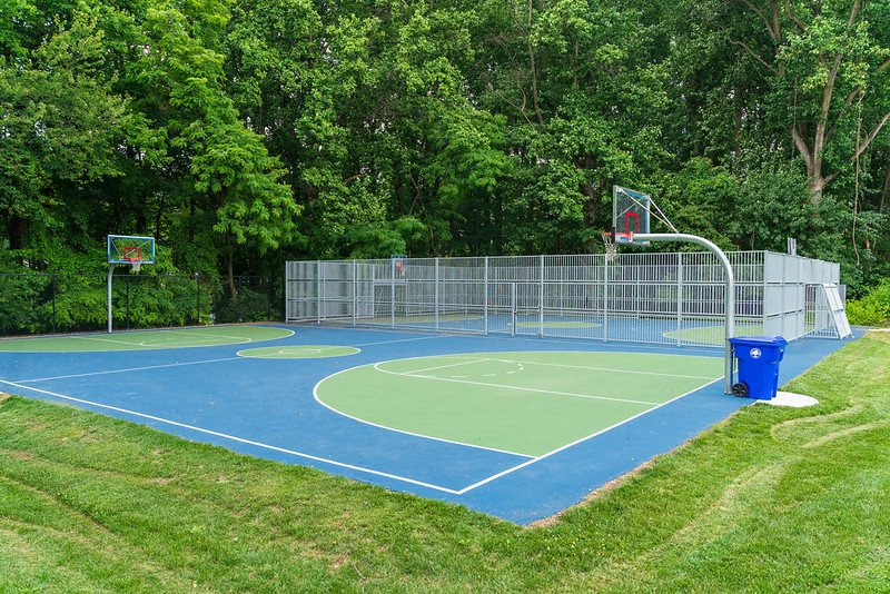 Basketball court at Stewartown Local Park