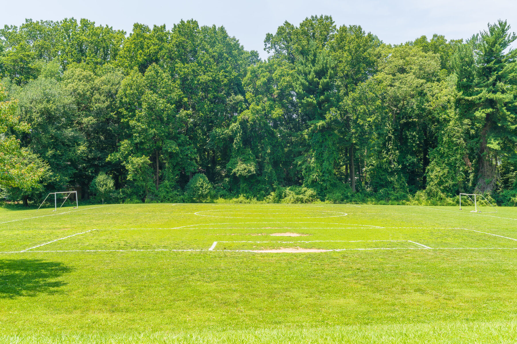 Soccer field at Stratton Local Park 2025