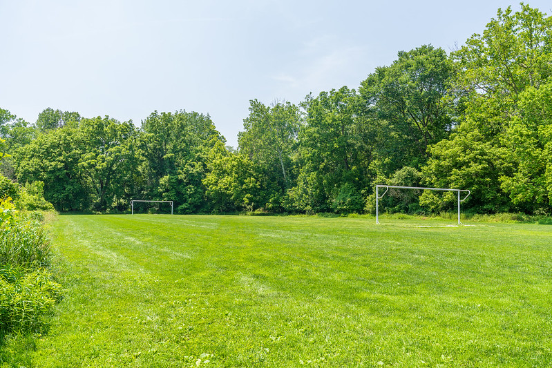 Soccer field at Ray's Meadow Local Park 2025
