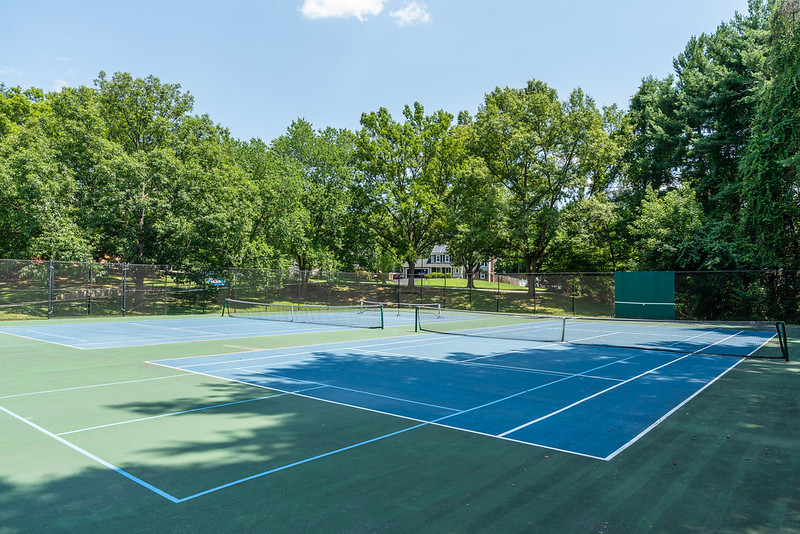 Tennis and Pickleball court at Longwood Local Park