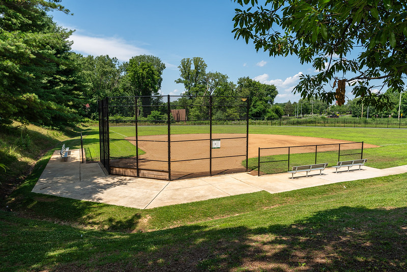 Athletic field at Longwood Local Park