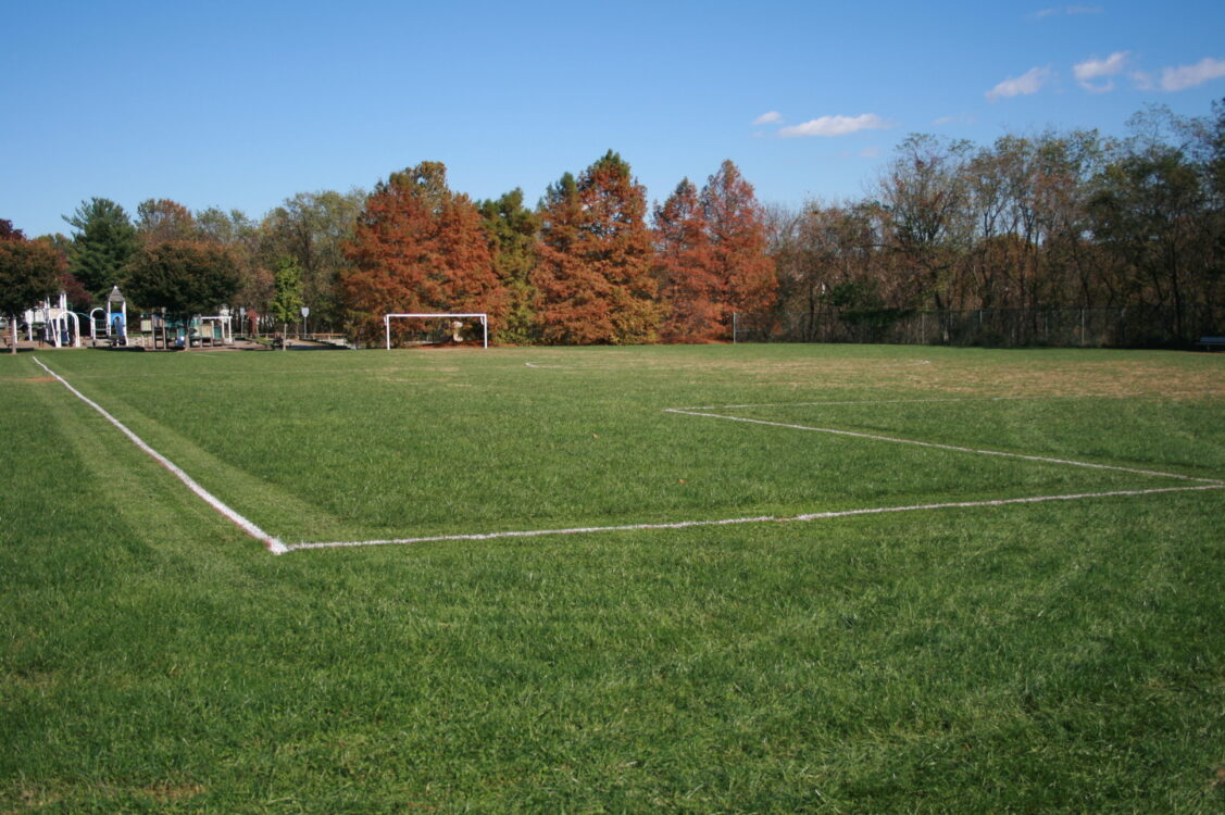 soccer field at waring station local park