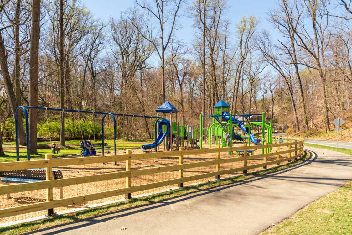 playground at Sligo Creek Stream Valley Park