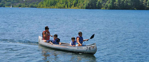 Family Canoeing at Black Hill Park