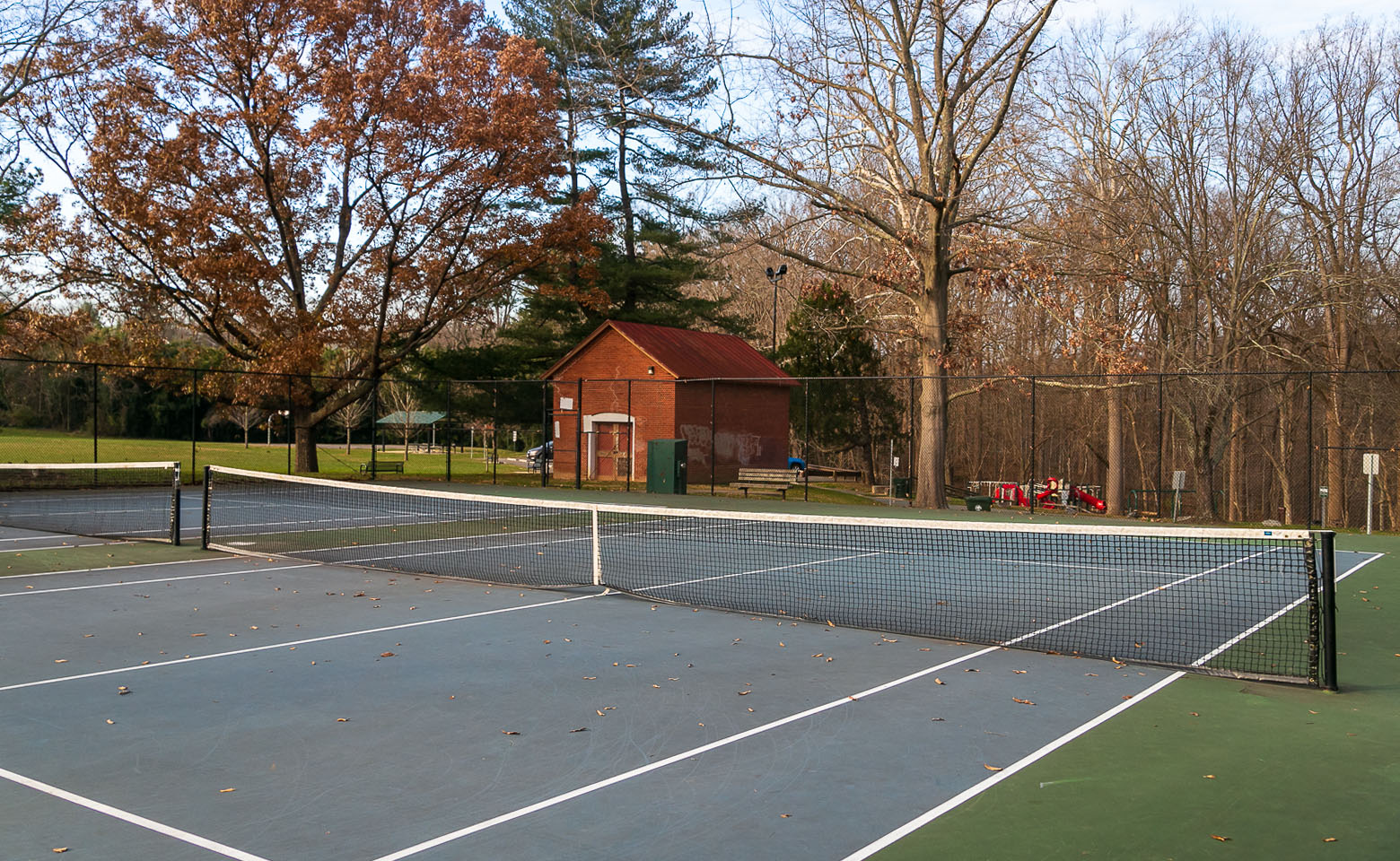 tennis court cabin john local park