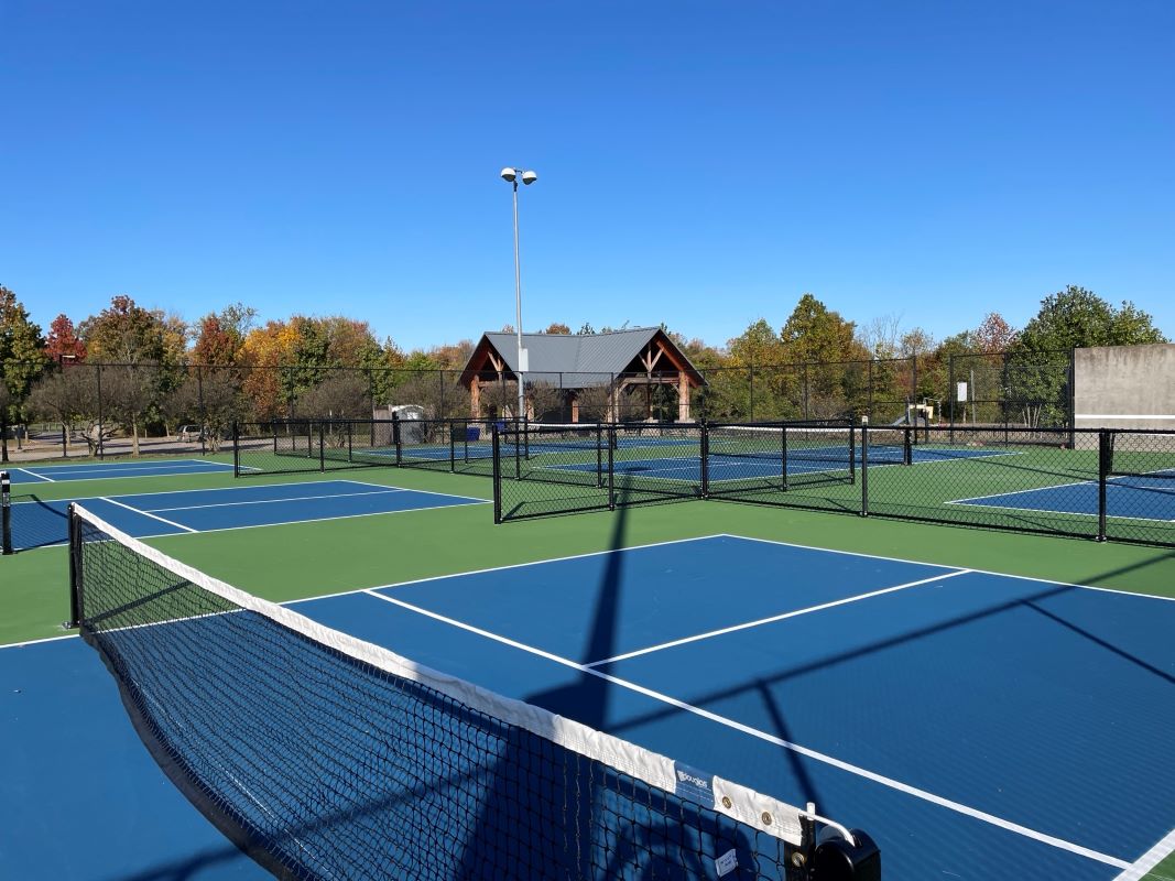 6 pickleball courts at East Norbeck Local Park