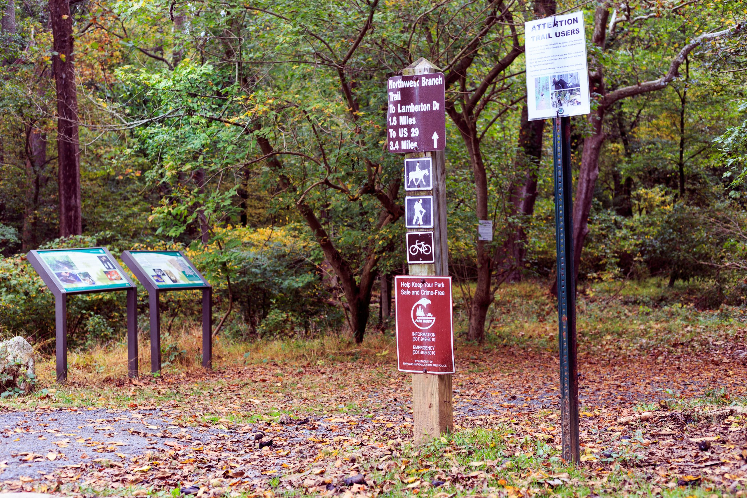 Northwest Branch Stream Valley Park Trails