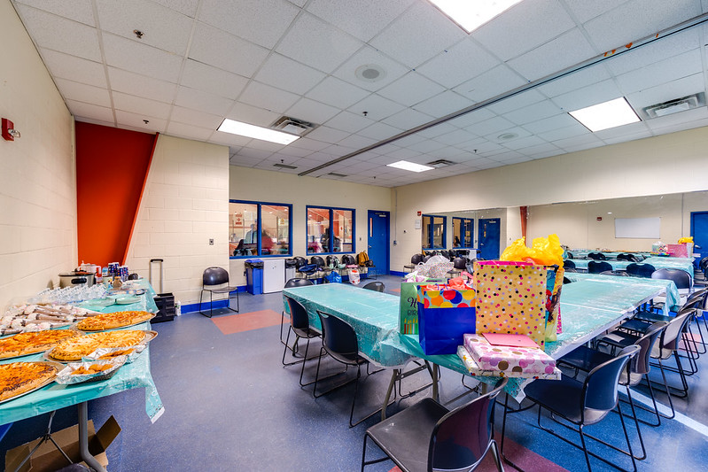 Party room at Wheaton Ice Arena