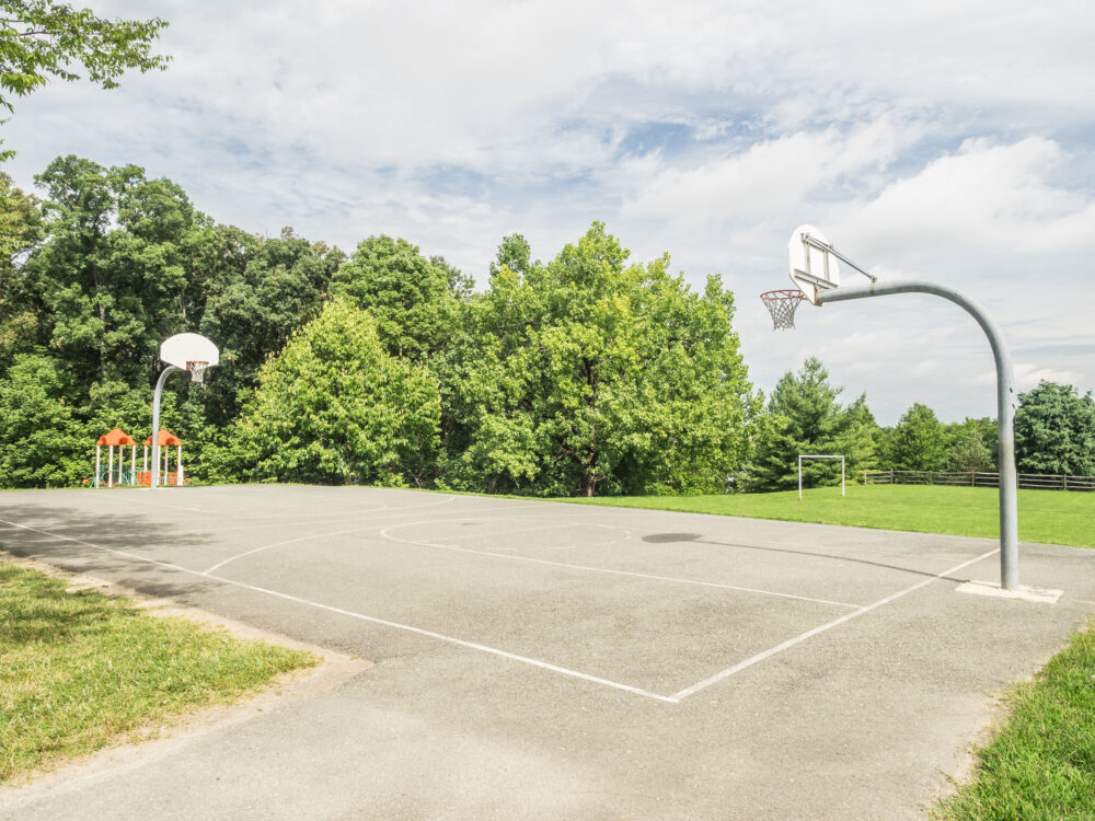 Basketball Court Big Pines Local Park