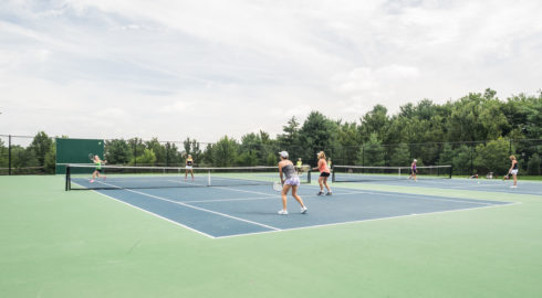 Tennis Court Big Pines Local Park