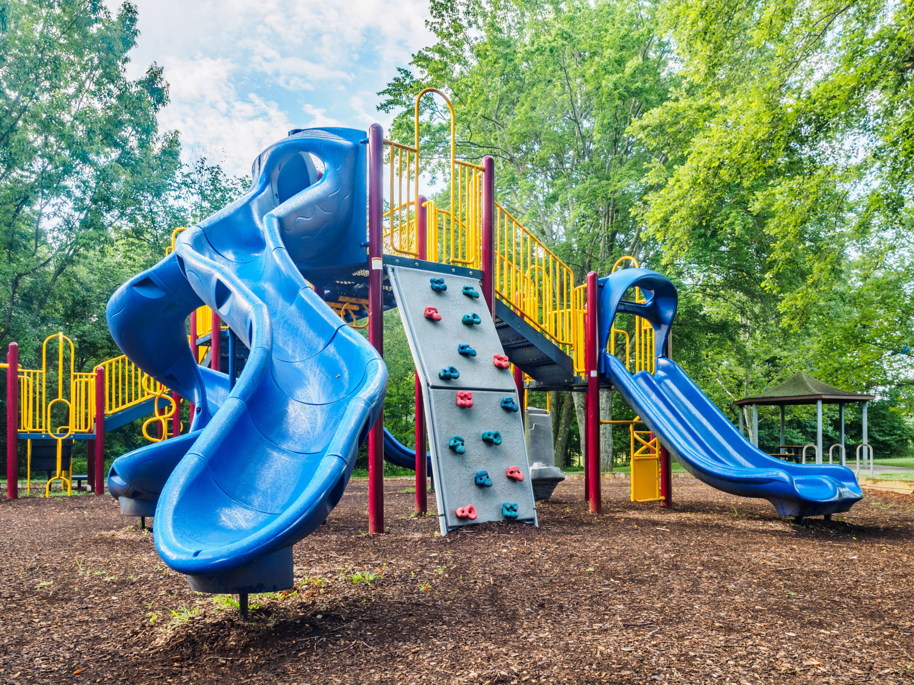 Playground with slide at Cherrywood Local Park