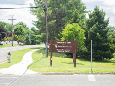Entrance of Columbia Local Park