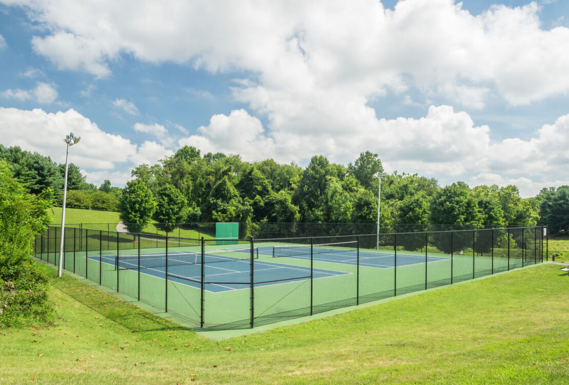 Tennis court at Damascus Recreational Park