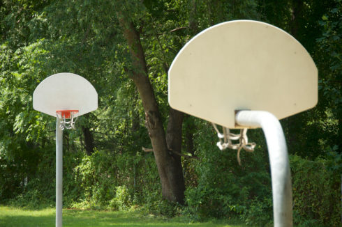 Basketball Court at English Manor Neighborhood Park