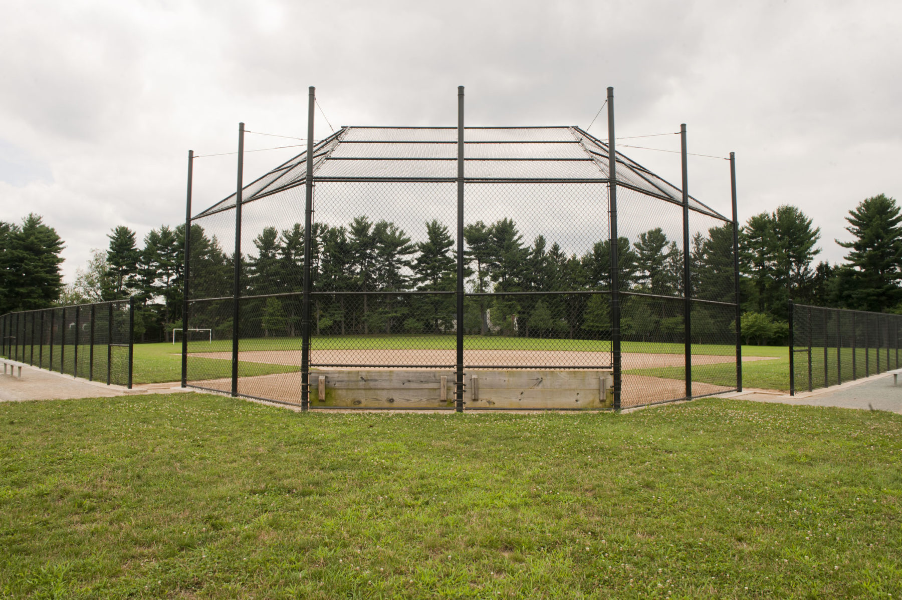 Wider view of Baseball Field at Farmland Drive Local Park