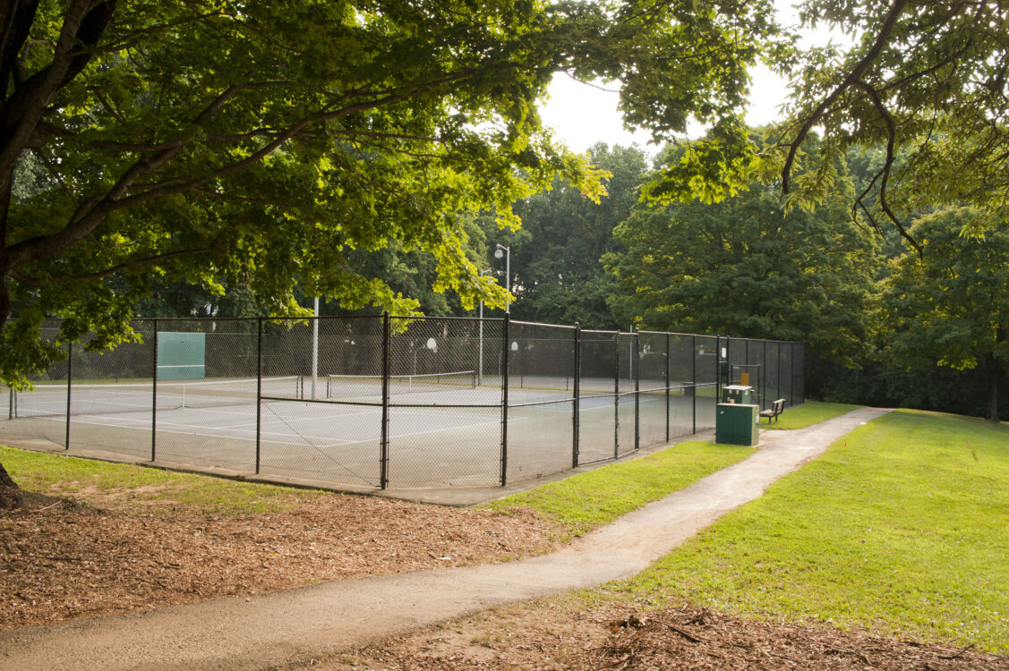 Tennis court at Fleming Local Park