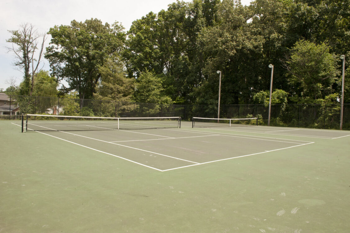 tennis court at good hope local park