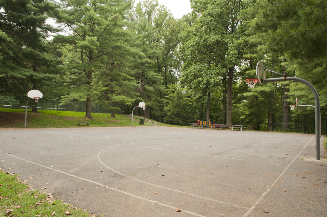 two basketball courts hillmead neighborhood park