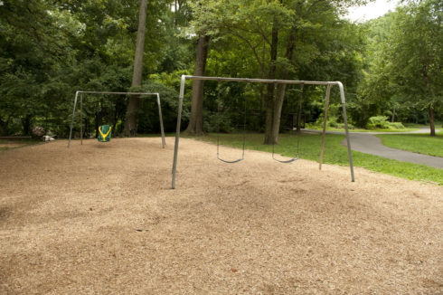 Swingset at Hillwood Manor Neighborhood Park