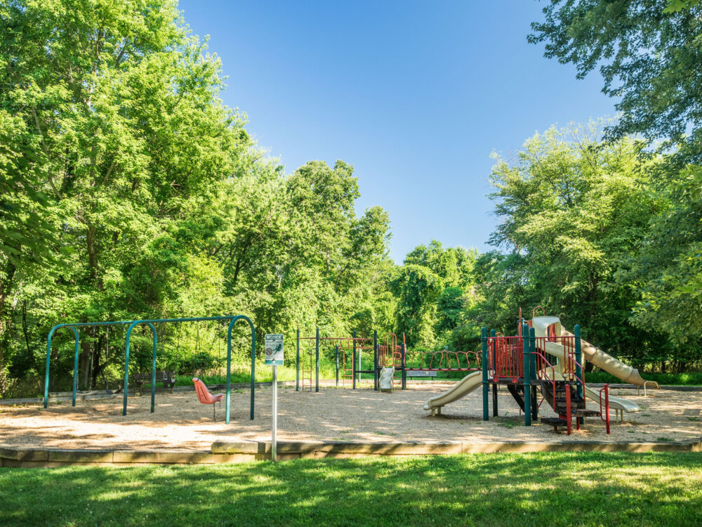 swing and slide at Hopefield Neighborhood Park