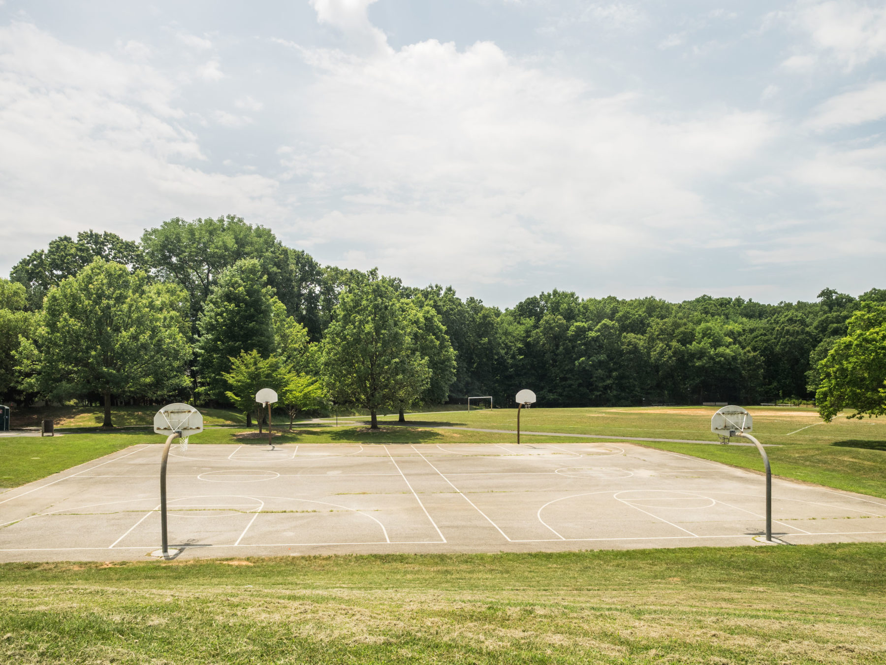 Basketball Court at Hunters Woods Local Park