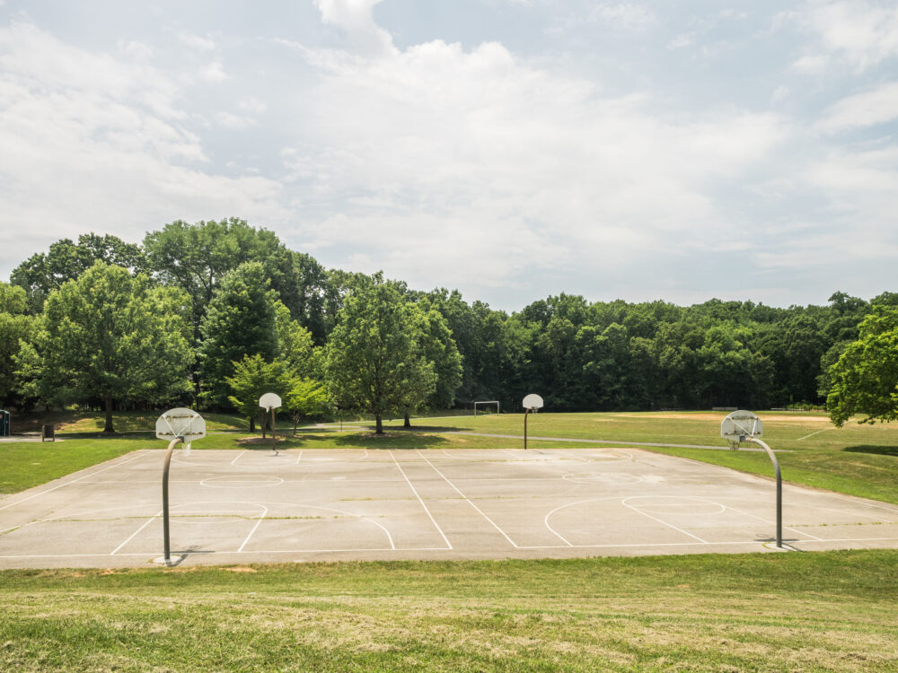 Basketball Court at Hunters Woods Local Park