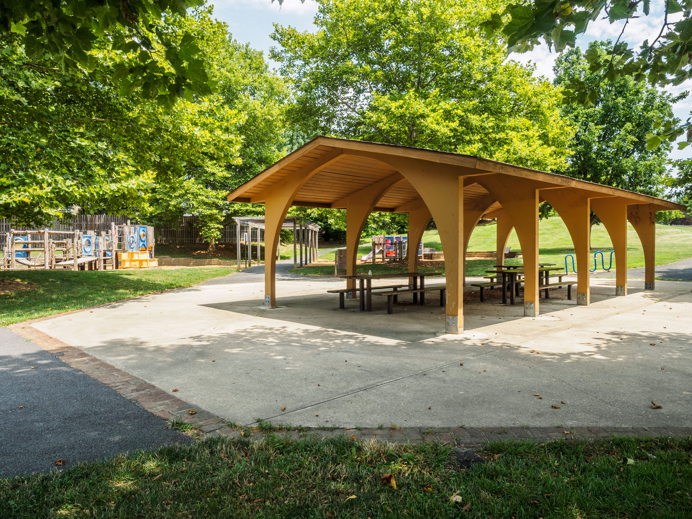 Picnic Shelter Hunters Woods Local Park