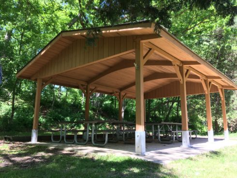 Outdoor Shelter Pavilion at Locust Grove Nature Center
