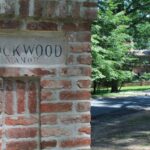 Rockwood Manor  brick entryway sign