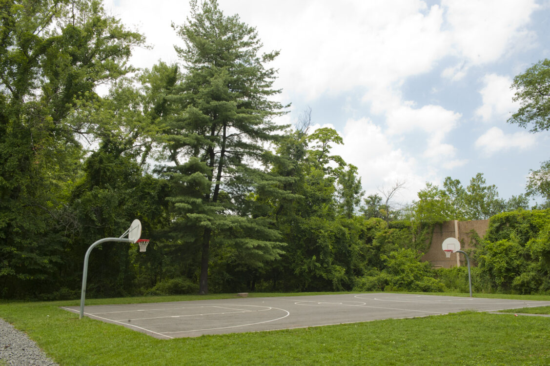 Basketball court at Indian Spring Terrace Local Park