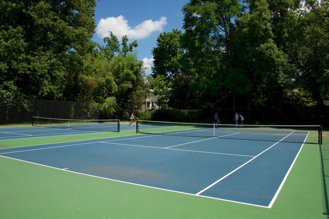 Tennis Court at Kensington Cabin Local Park