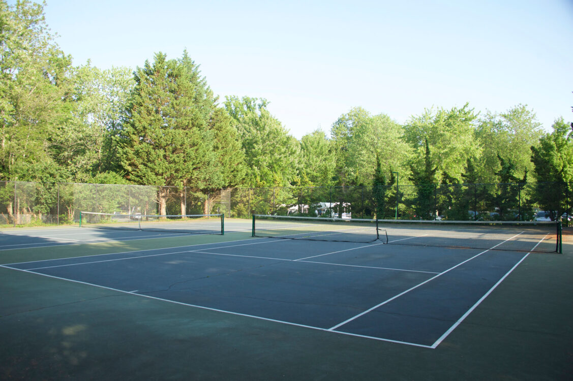 Tennis Court at Leland Neighborhood Park