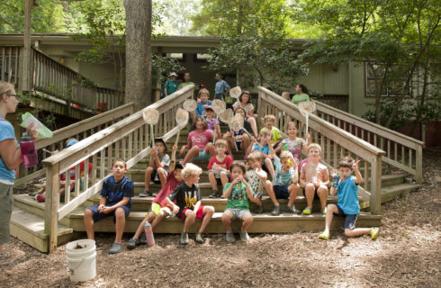 Group photo of children at Locust Grove Nature Center