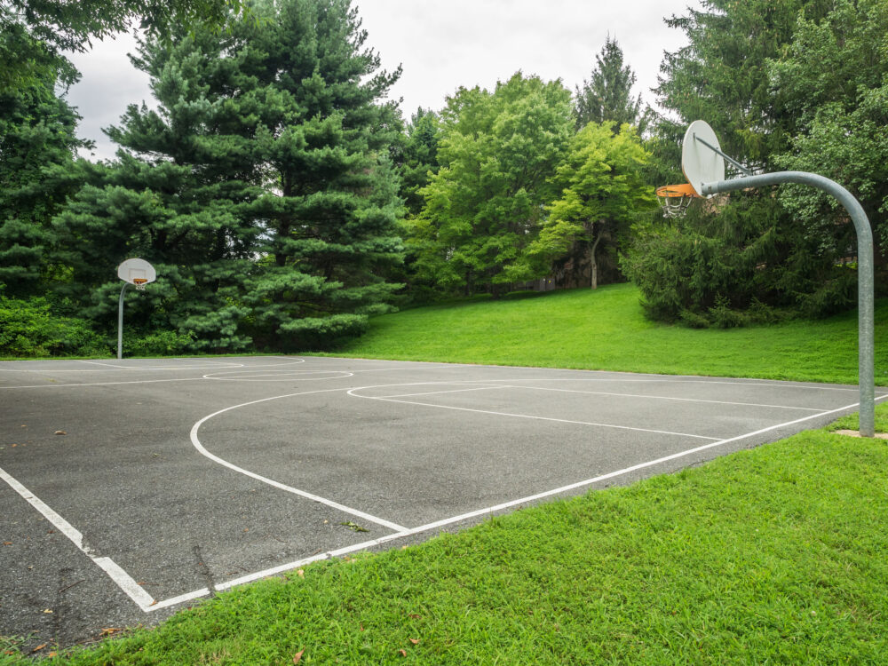 Basketball Court at Longwood Local Park