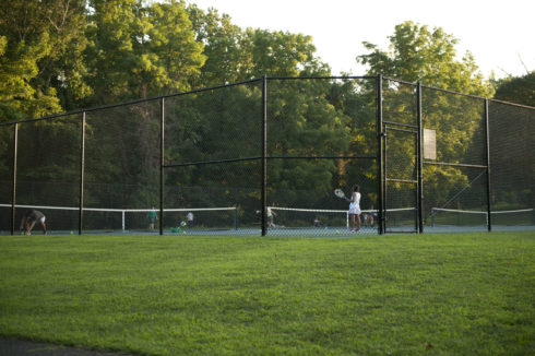 Tennis court at Martin Luther King Jr. Recreational Park