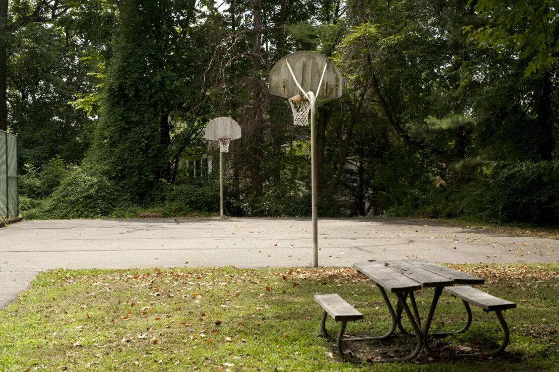Basketball court at Merrimac Neighborhood Park