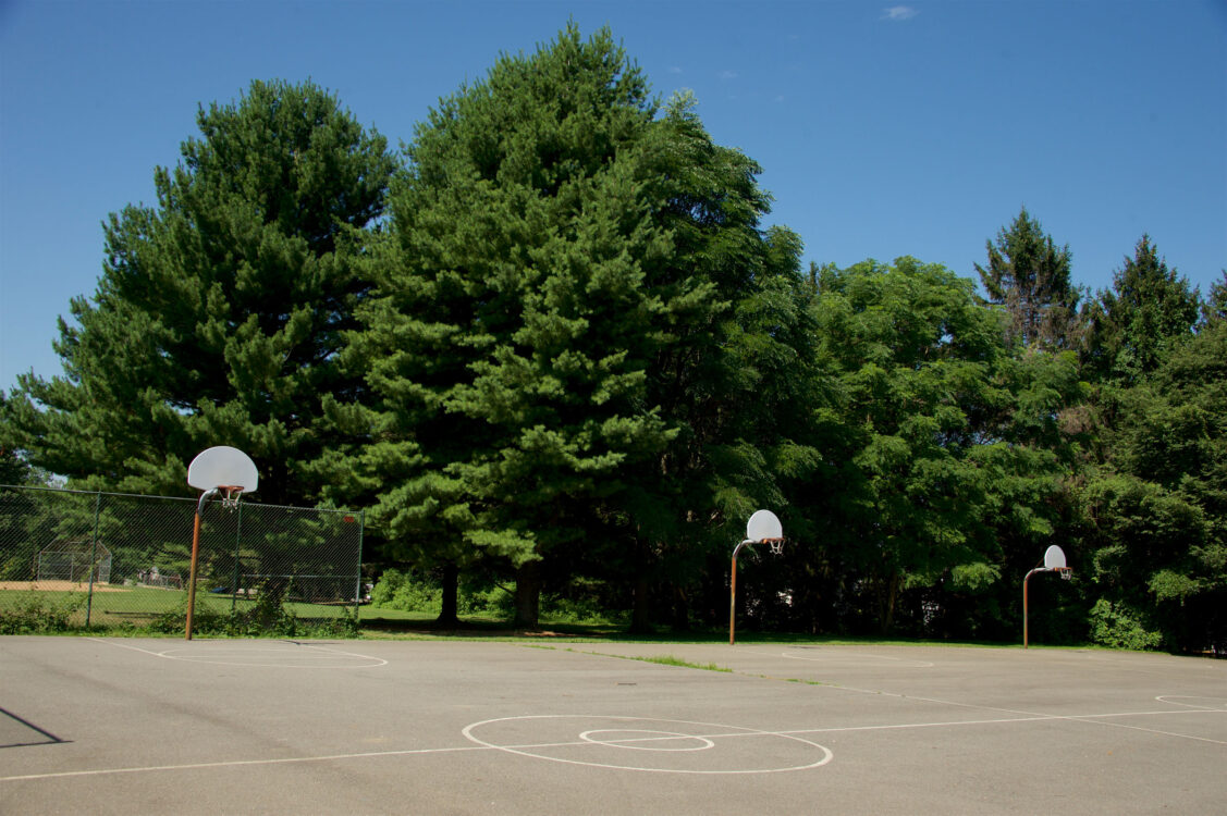 Basketball Court at Newport Mill Local Park