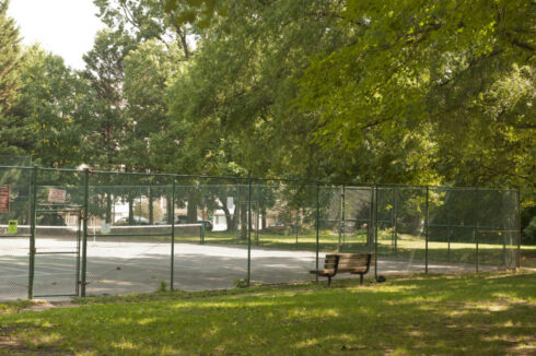 Tennis Court at Norwood Local Park