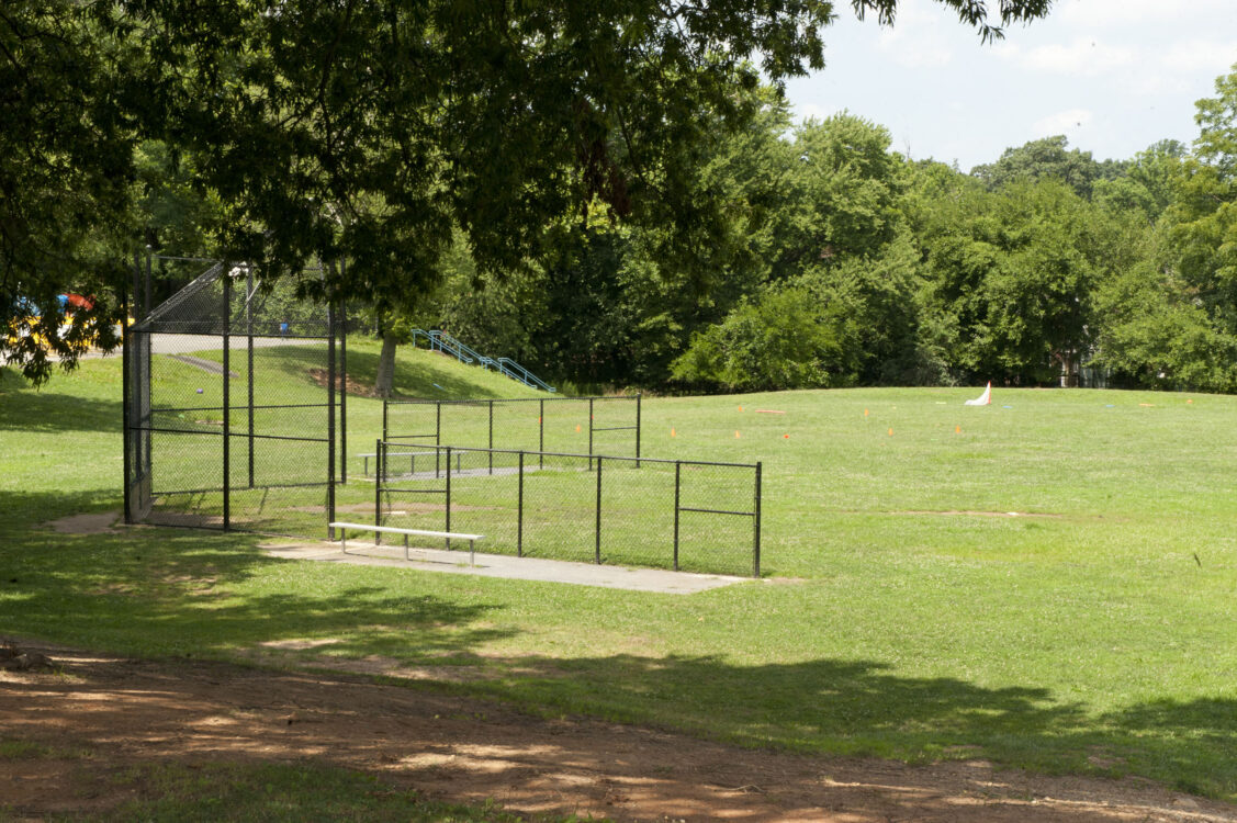 Softball field at Pinecrest Local Park