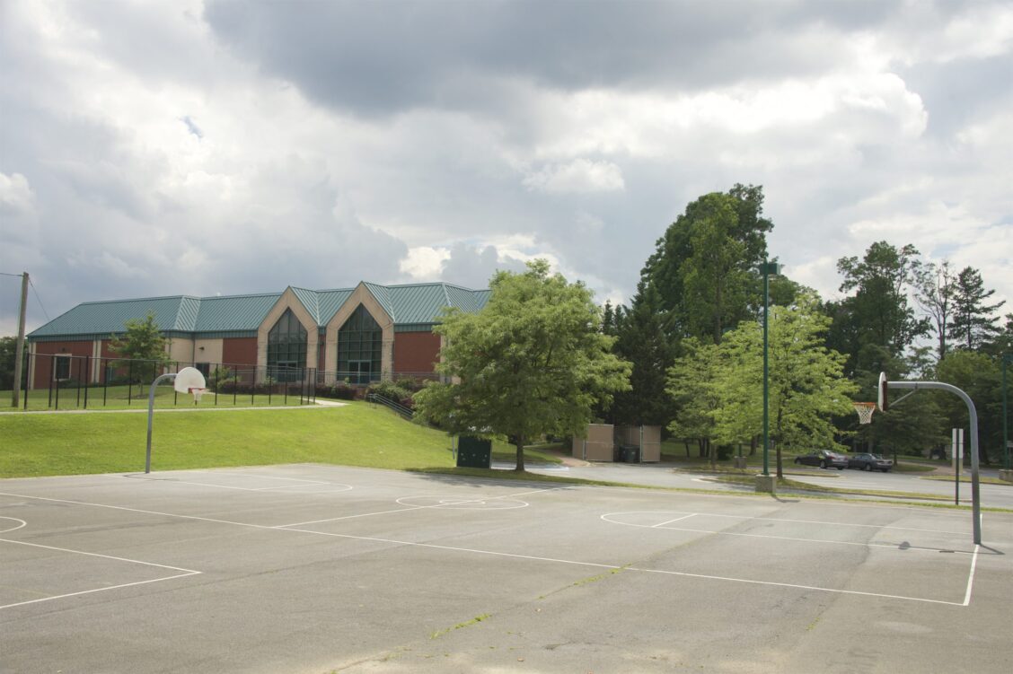 Community Center and Basketball court at Rosemary Hills-Lyttonsville Local Park