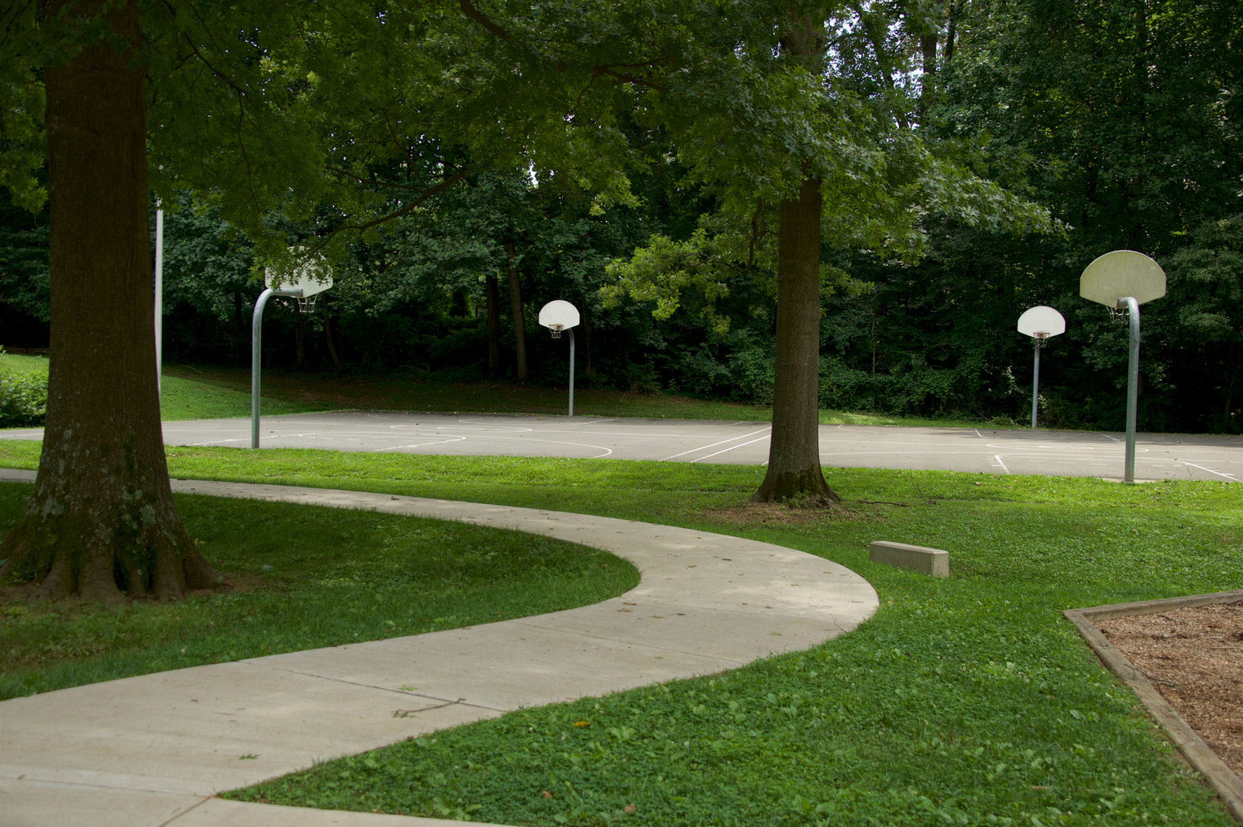 Basketball Court at Seven Locks Local Park