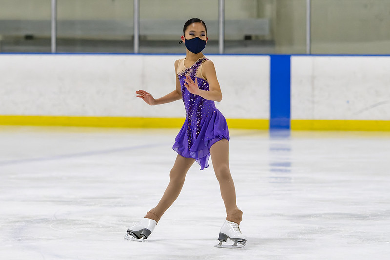 girl figure skating