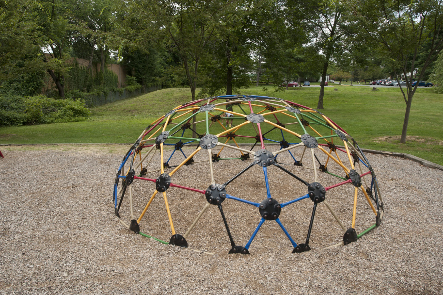 Spider web climber at South Four Corners Neighborhood Park