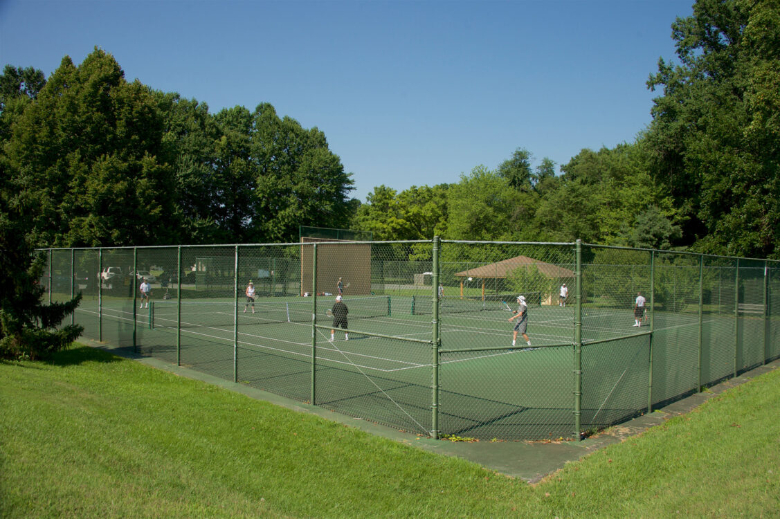Tennis Court at Stewartown Local Park